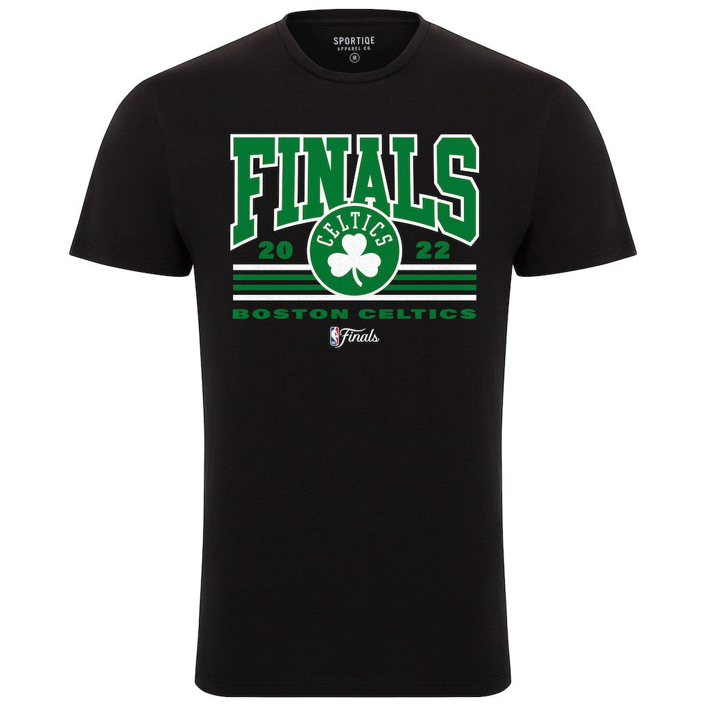 Black Boston Celtics Sportiqe 2022 NBA Finals Bingham T-Shirt | NBA