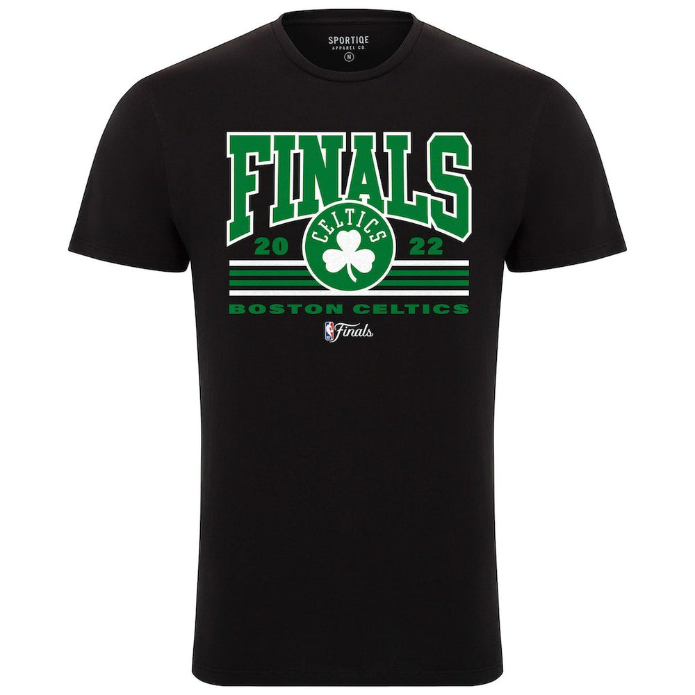 Black Boston Celtics Sportiqe 2022 NBA Finals Bingham T-Shirt | NBA
