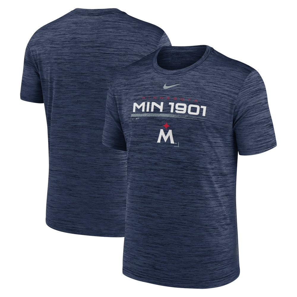 Minnesota Twins Nike Wordmark Velocity Performance T-Shirt - MLB T-shirts