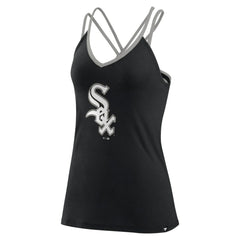 Chicago White Sox Fanatics Women's Barrel It Up Cross Back V-Neck Tank Top - MLB Tanks