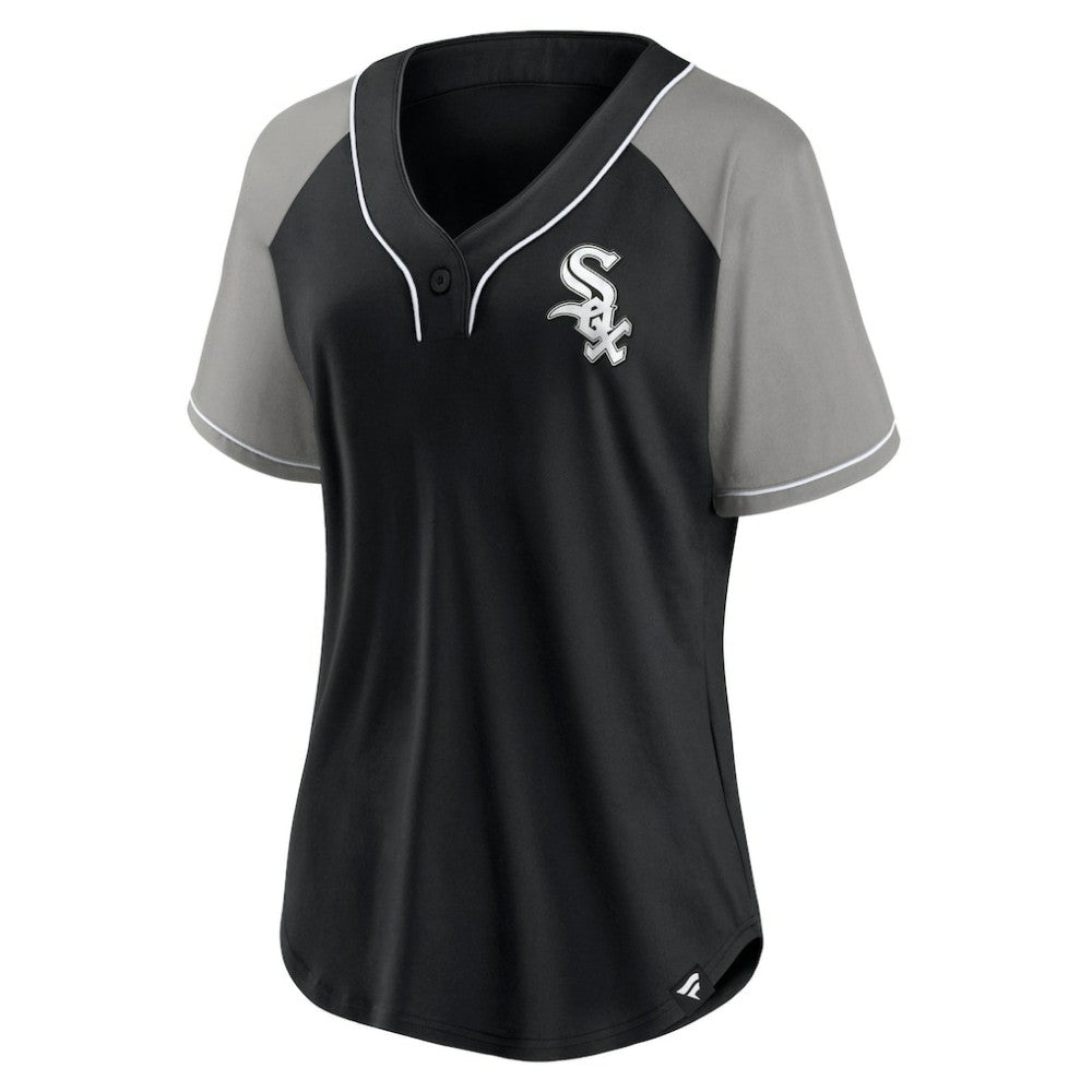 Chicago White Sox Fanatics Women's Ultimate Style Raglan V-Neck T-Shirt - MLB T-shirts
