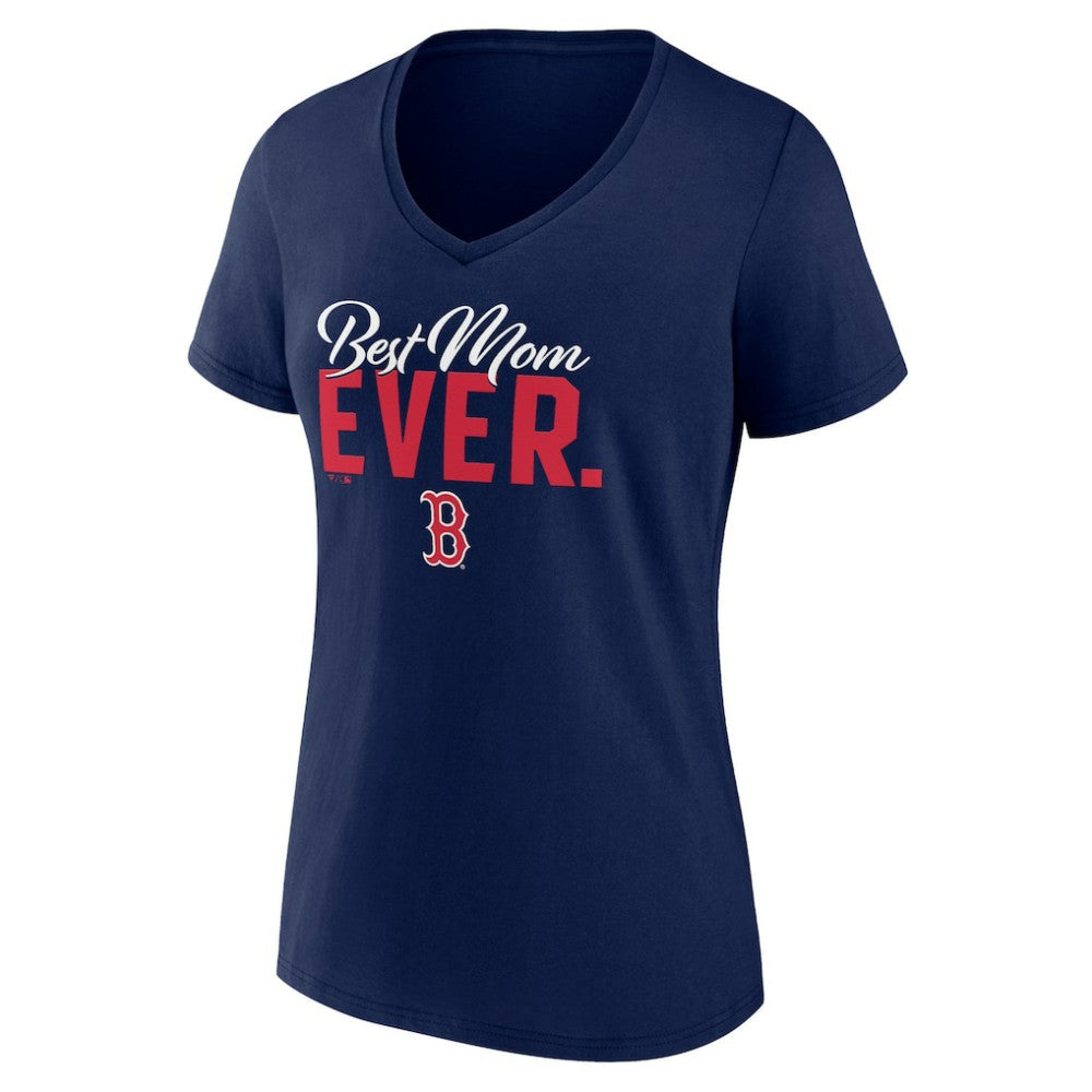 Boston Red Sox Fanatics Women's Mother's Day V-Neck T-Shirt - MLB T-shirts