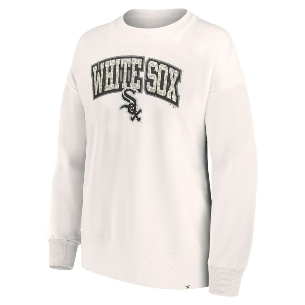 Chicago White Sox Fanatics Women's Leopard Pullover Sweatshirt - MLB Pullover
