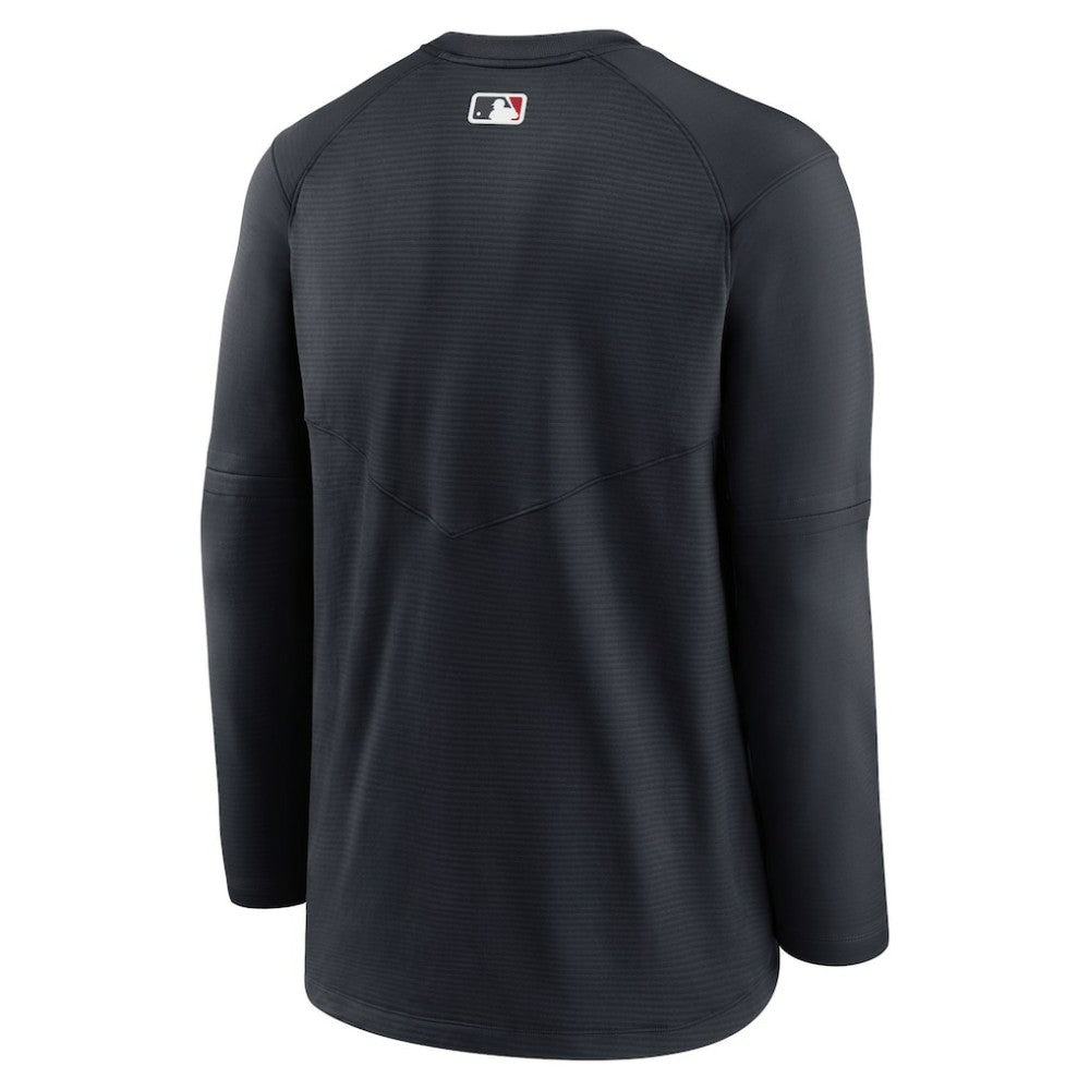 Cleveland Guardians Nike Authentic Collection Logo Performance Long Sleeve T-Shirt - MLB T-shirts