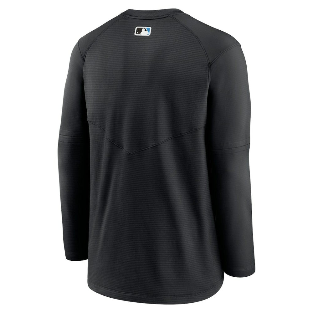 Miami Marlins Nike Authentic Collection Logo Performance Long Sleeve T-Shirt - MLB T-shirts