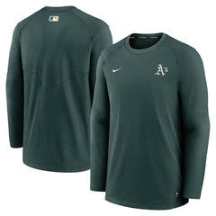 Athletics Nike Authentic Collection Logo Performance Long Sleeve T-Shirt - MLB T-shirts