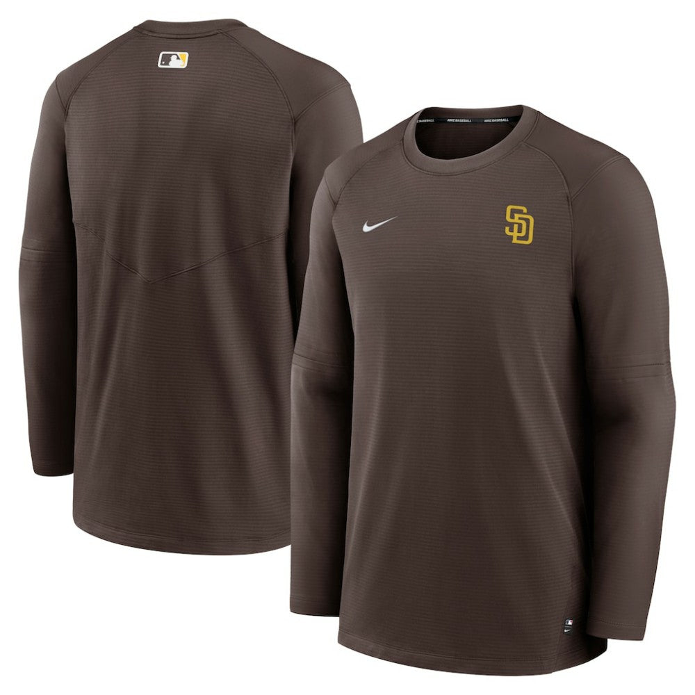 San Diego Padres Nike Authentic Collection Logo Performance Long Sleeve T-Shirt - MLB T-shirts