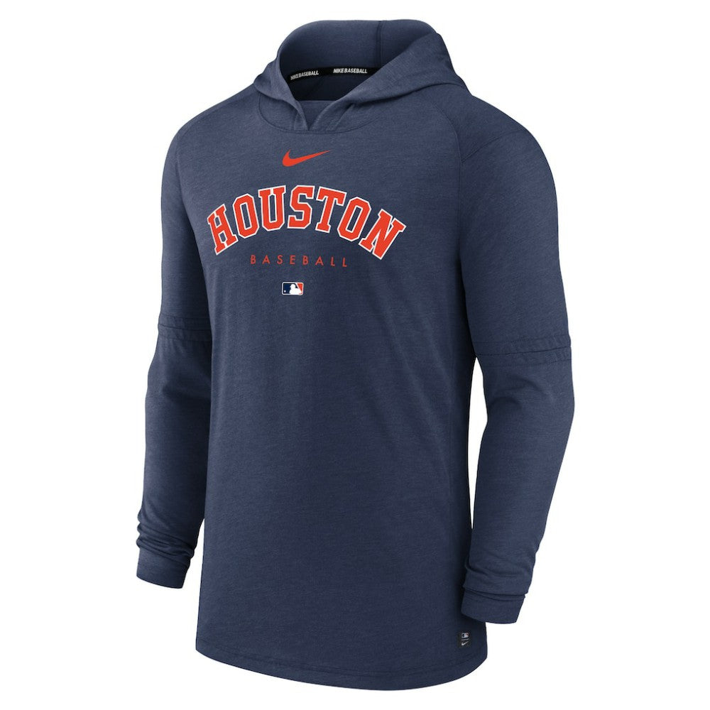 Houston Astros Nike Authentic Collection Lightweight Dri-FIT Hooded Pullover - MLB Pullover
