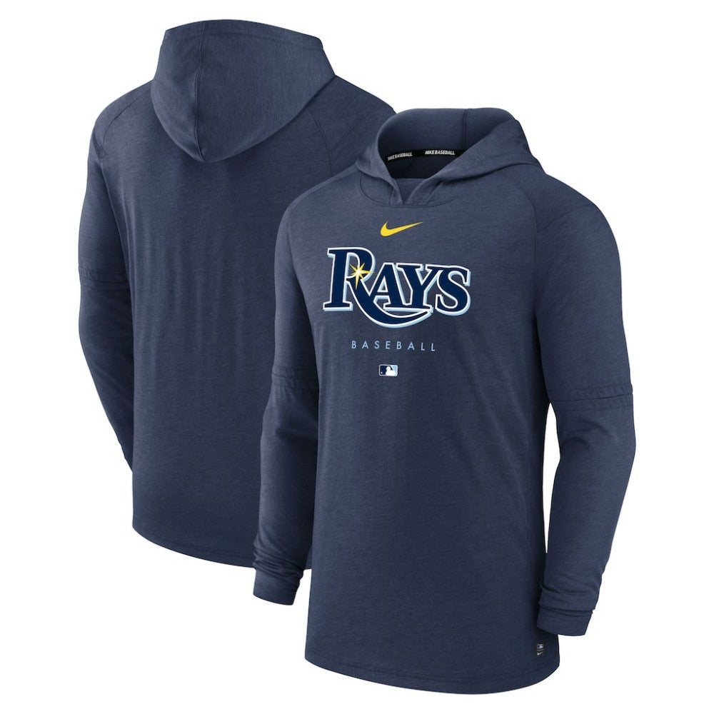 Tampa Bay Rays Nike Authentic Collection Lightweight Dri-FIT Hooded Pullover - MLB Pullover
