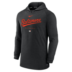 Baltimore Orioles Nike Authentic Collection Lightweight Dri-FIT Hooded Pullover - MLB Pullover