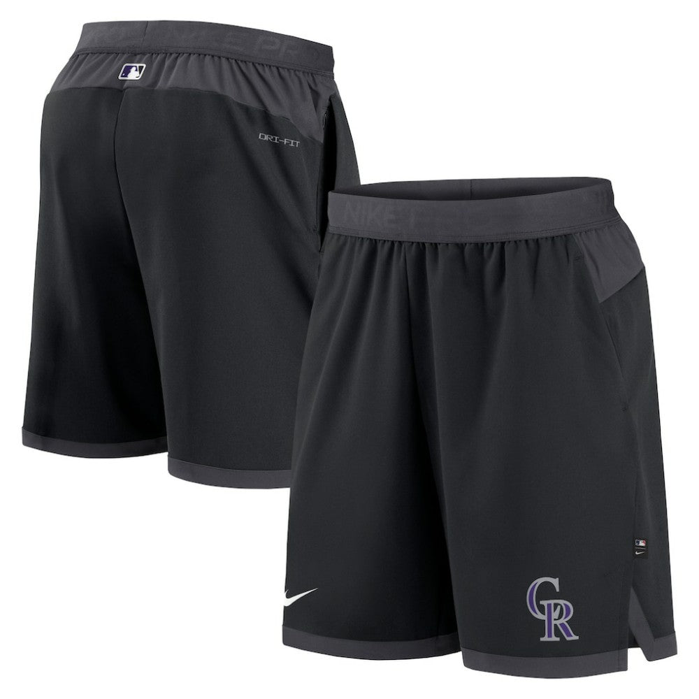 Colorado Rockies Nike Authentic Collection Flex Vent Performance Shorts - MLB Shorts