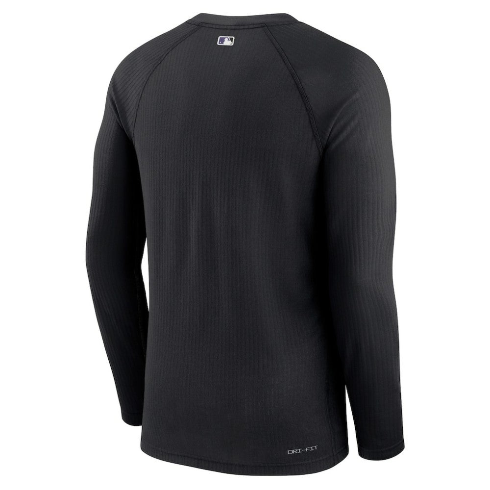 Colorado Rockies Nike Authentic Collection Game Raglan Performance Long Sleeve T-Shirt - MLB T-shirts