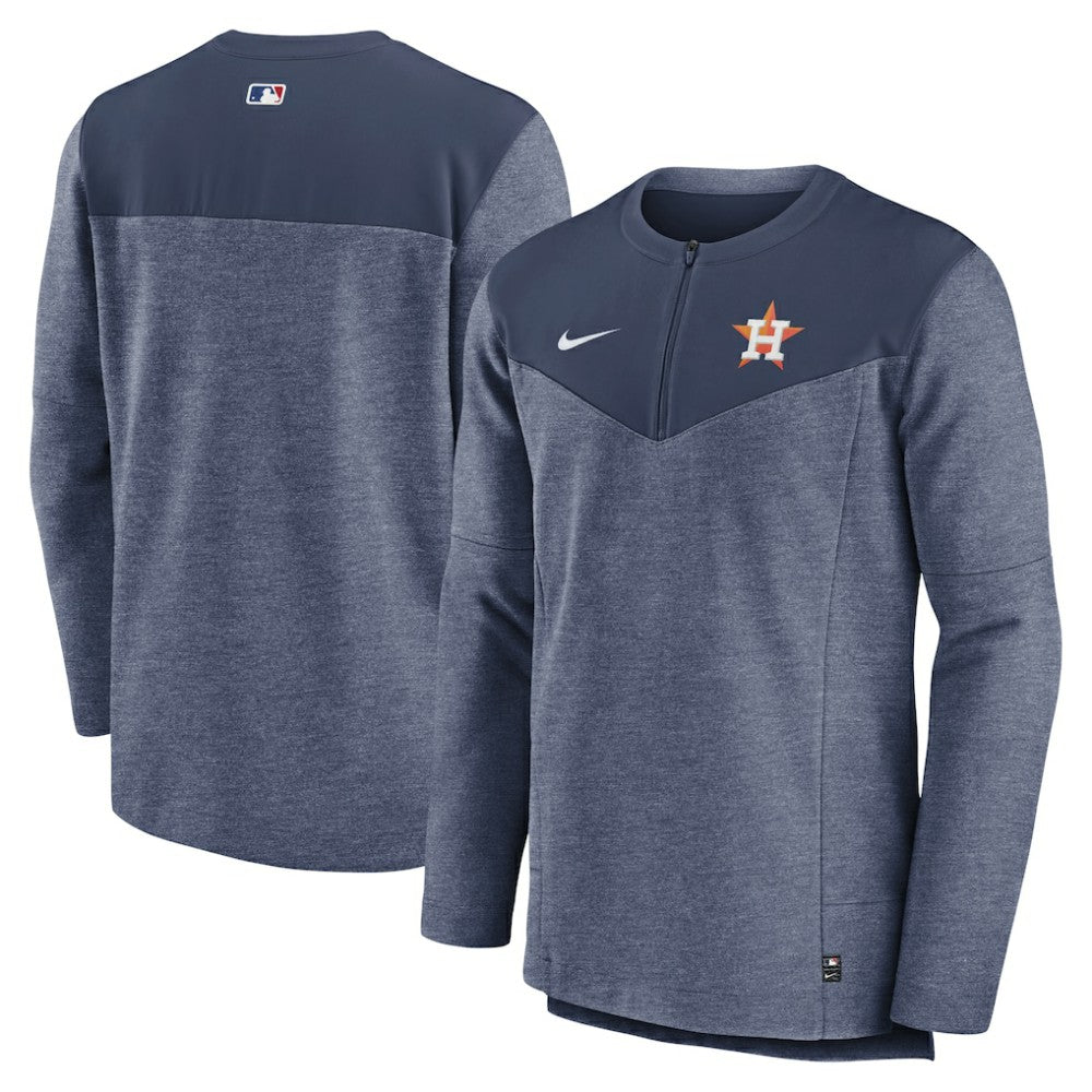 Houston Astros Nike Authentic Collection Game Time Performance Half-Zip Top - MLB Tops