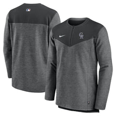 Colorado Rockies Nike Authentic Collection Game Time Performance Half-Zip Top - MLB Tops