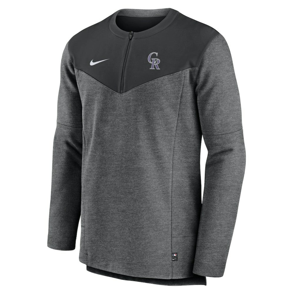 Colorado Rockies Nike Authentic Collection Game Time Performance Half-Zip Top - MLB Tops