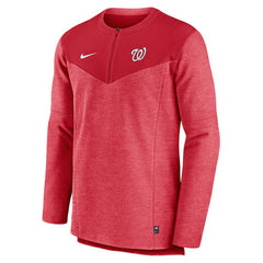 Washington Nationals Nike Authentic Collection Game Time Performance Half-Zip Top - MLB Tops