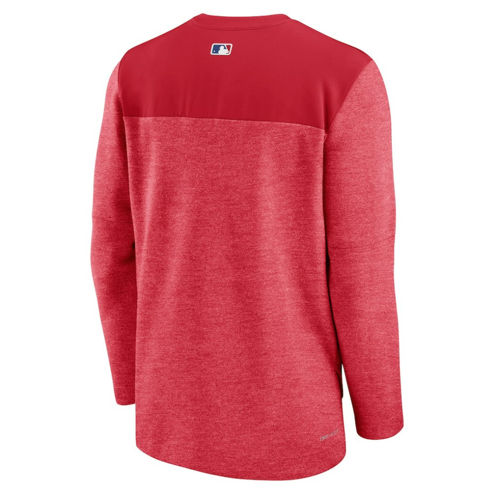 Washington Nationals Nike Authentic Collection Game Time Performance Half-Zip Top - MLB Tops