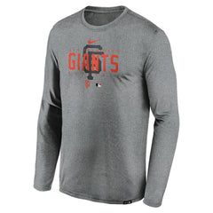 San Francisco Giants Nike Authentic Collection Team Logo Legend Performance Long Sleeve T-Shirt - MLB T-shirts