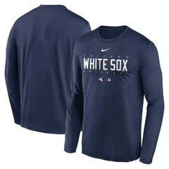 Chicago White Sox Nike Authentic Collection Team Logo Legend Performance Long Sleeve T-Shirt - MLB T-shirts