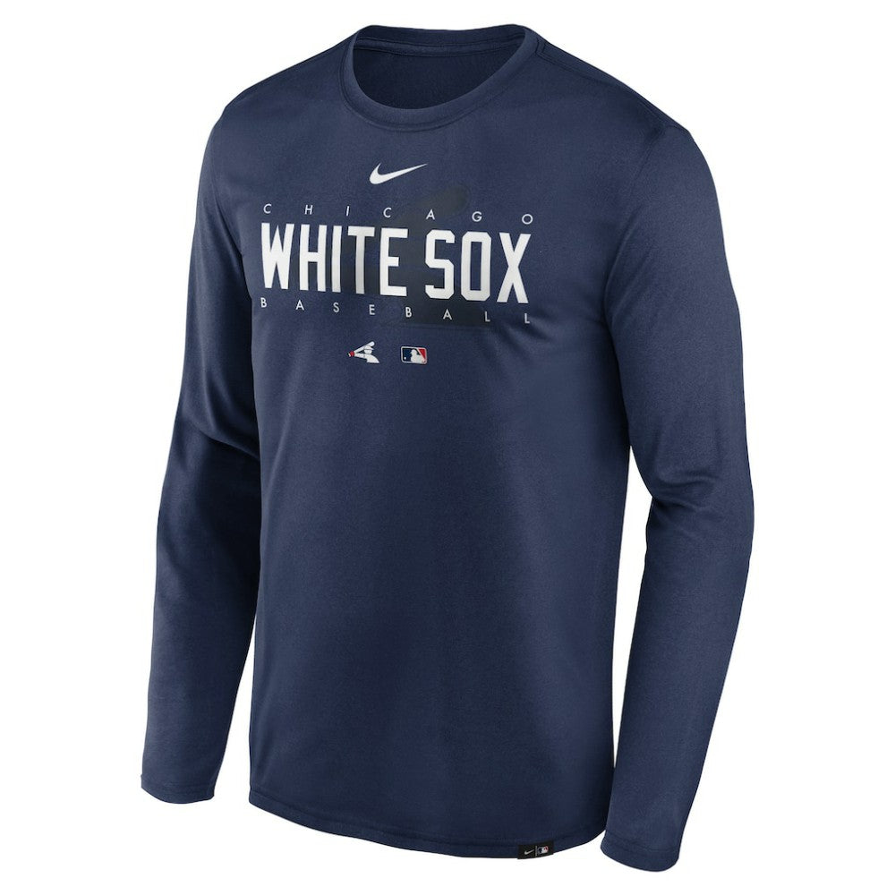 Chicago White Sox Nike Authentic Collection Team Logo Legend Performance Long Sleeve T-Shirt - MLB T-shirts