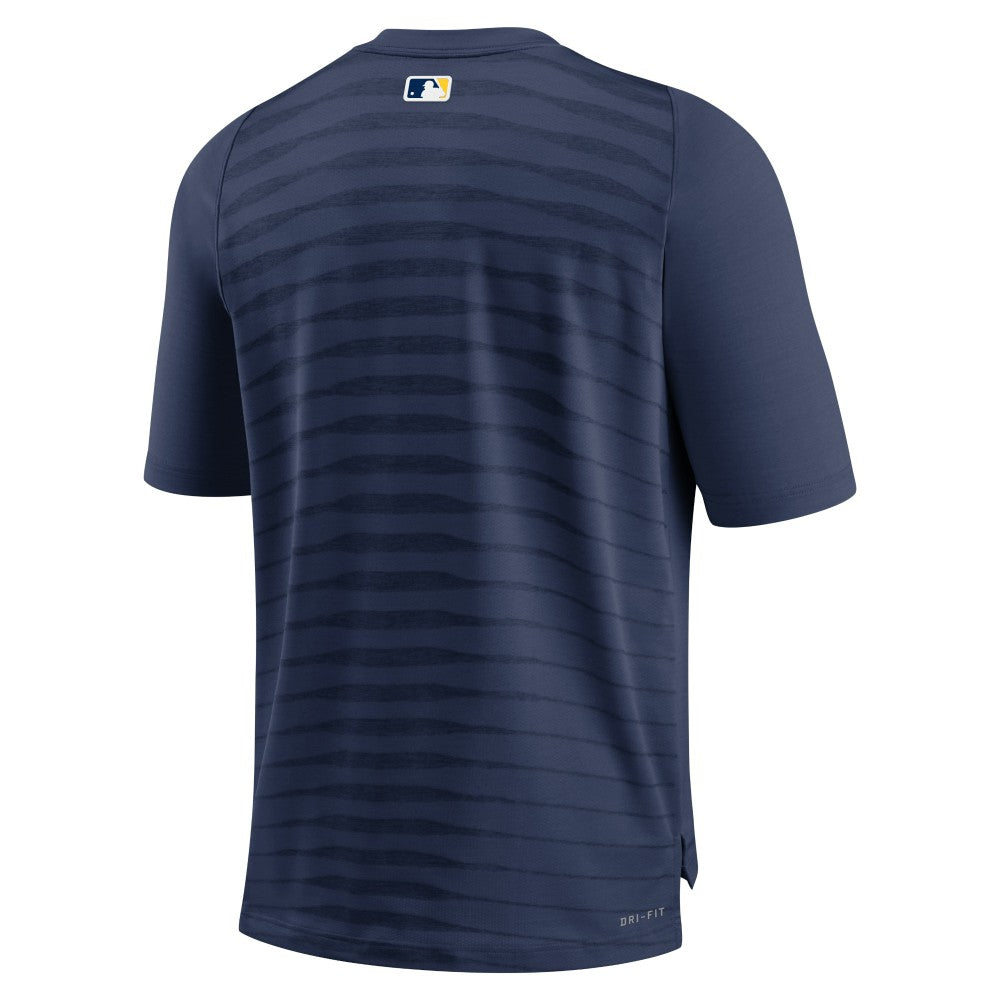 Milwaukee Brewers Nike Authentic Collection Pregame Raglan Performance V-Neck T-Shirt - MLB T-shirts