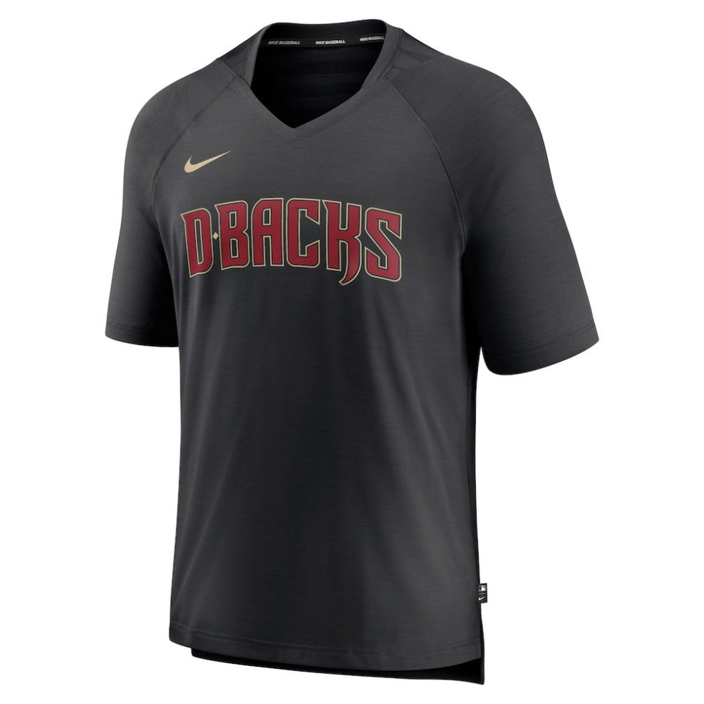 Arizona Diamondbacks Nike Authentic Collection Pregame Raglan Performance V-Neck T-Shirt - MLB T-shirts