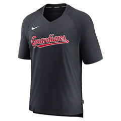 Cleveland Guardians Nike Authentic Collection Pregame Raglan Performance V-Neck T-Shirt - MLB T-shirts