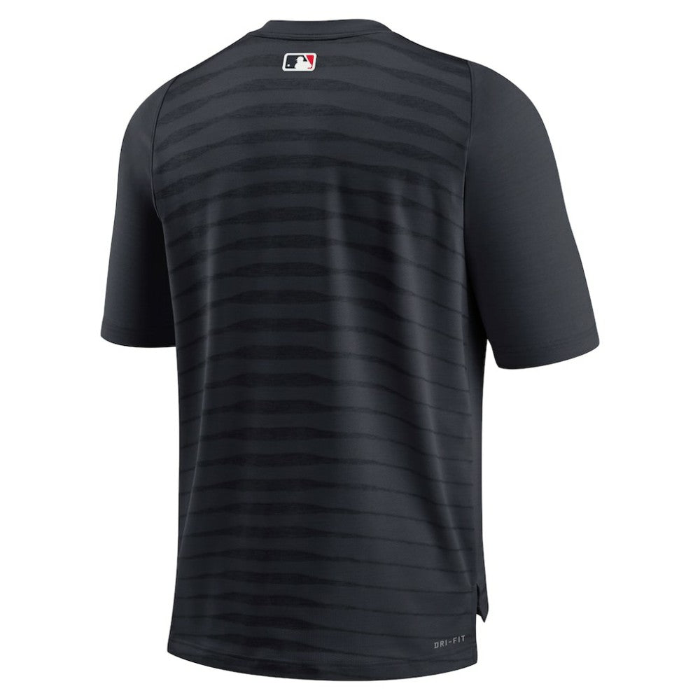 Cleveland Guardians Nike Authentic Collection Pregame Raglan Performance V-Neck T-Shirt - MLB T-shirts
