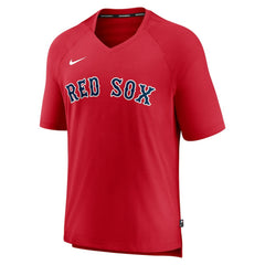 Boston Red Sox Nike Authentic Collection Pregame Raglan Performance V-Neck T-Shirt - MLB T-shirts
