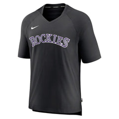 Colorado Rockies Nike Authentic Collection Pregame Raglan Performance V-Neck T-Shirt - MLB T-shirts