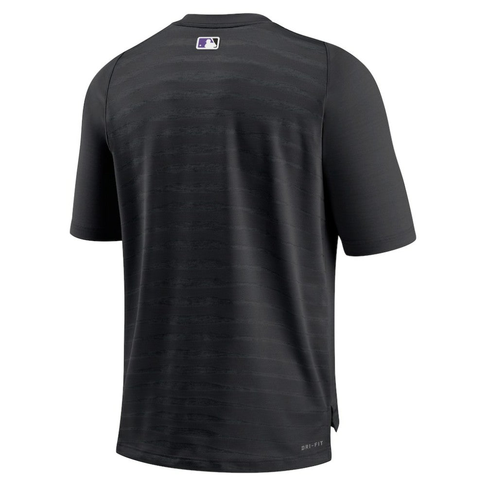 Colorado Rockies Nike Authentic Collection Pregame Raglan Performance V-Neck T-Shirt - MLB T-shirts