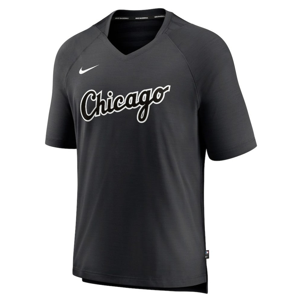 Chicago White Sox Nike Authentic Collection Pregame Raglan Performance V-Neck T-Shirt - MLB T-shirts
