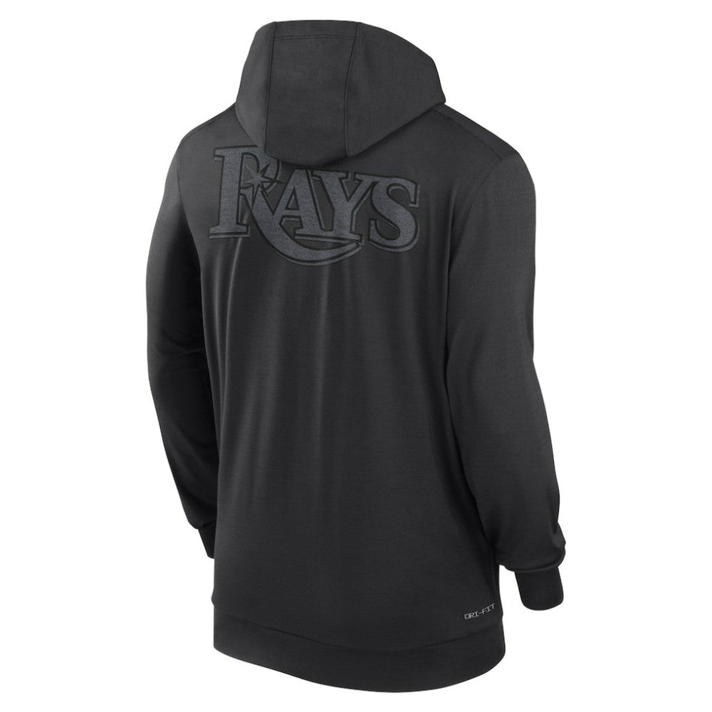 Tampa Bay Rays Nike Authentic Collection Travel Performance Lightweight Full-Zip Hoodie - MLB Hoodies
