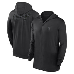 Chicago White Sox Nike Authentic Collection Travel Performance Lightweight Full-Zip Hoodie - MLB Hoodies