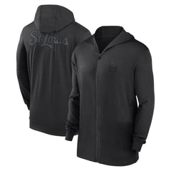 St. Louis Cardinals Nike Authentic Collection Travel Performance Lightweight Full-Zip Hoodie - MLB Hoodies
