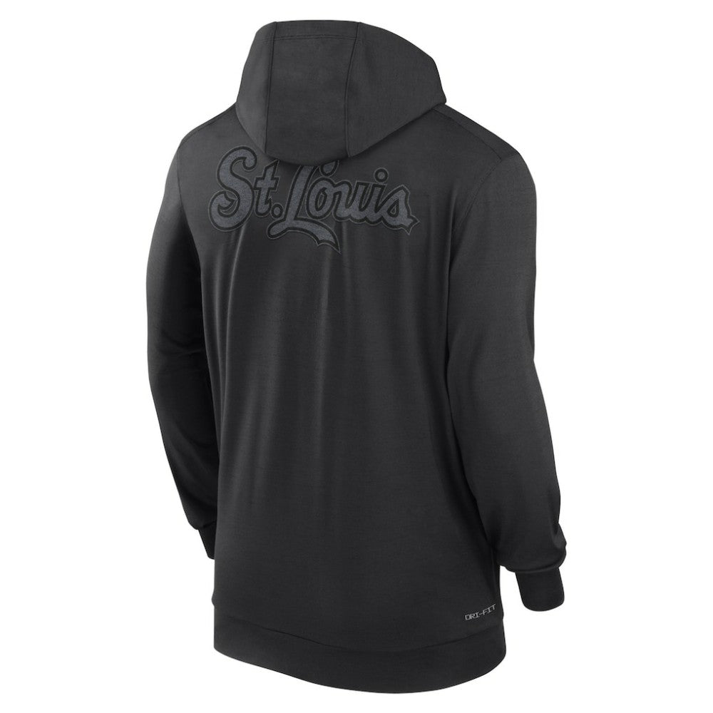 St. Louis Cardinals Nike Authentic Collection Travel Performance Lightweight Full-Zip Hoodie - MLB Hoodies