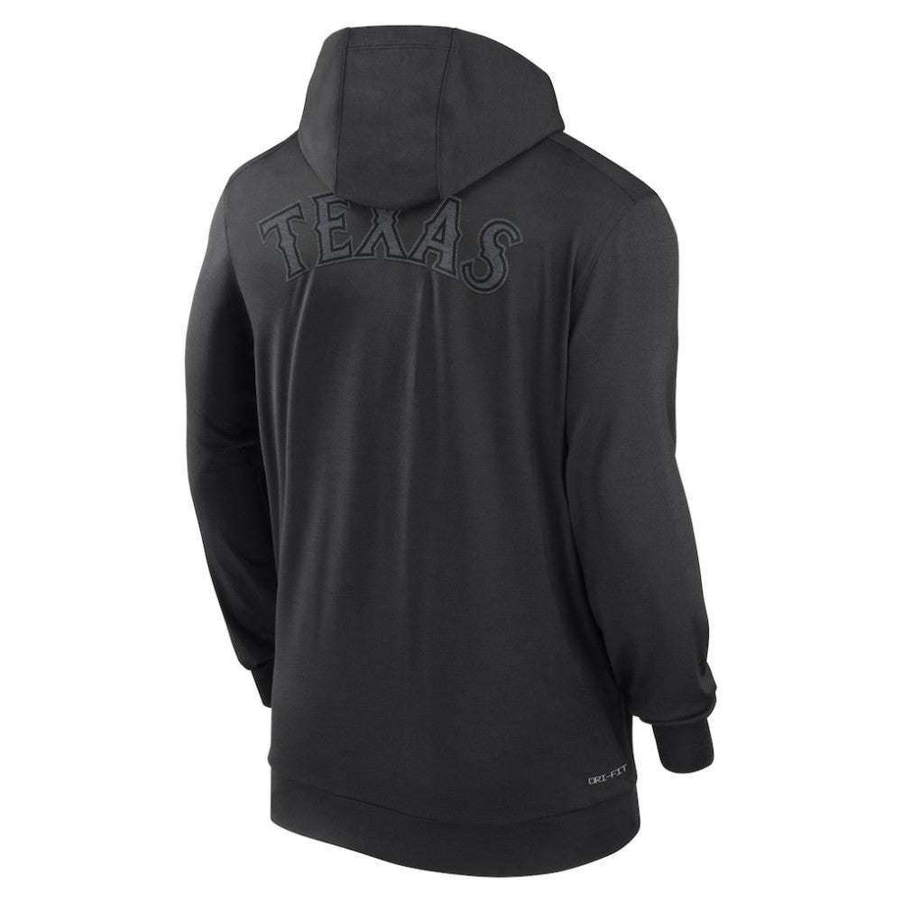 Texas Rangers Nike Authentic Collection Travel Performance Lightweight Full-Zip Hoodie - MLB Hoodies