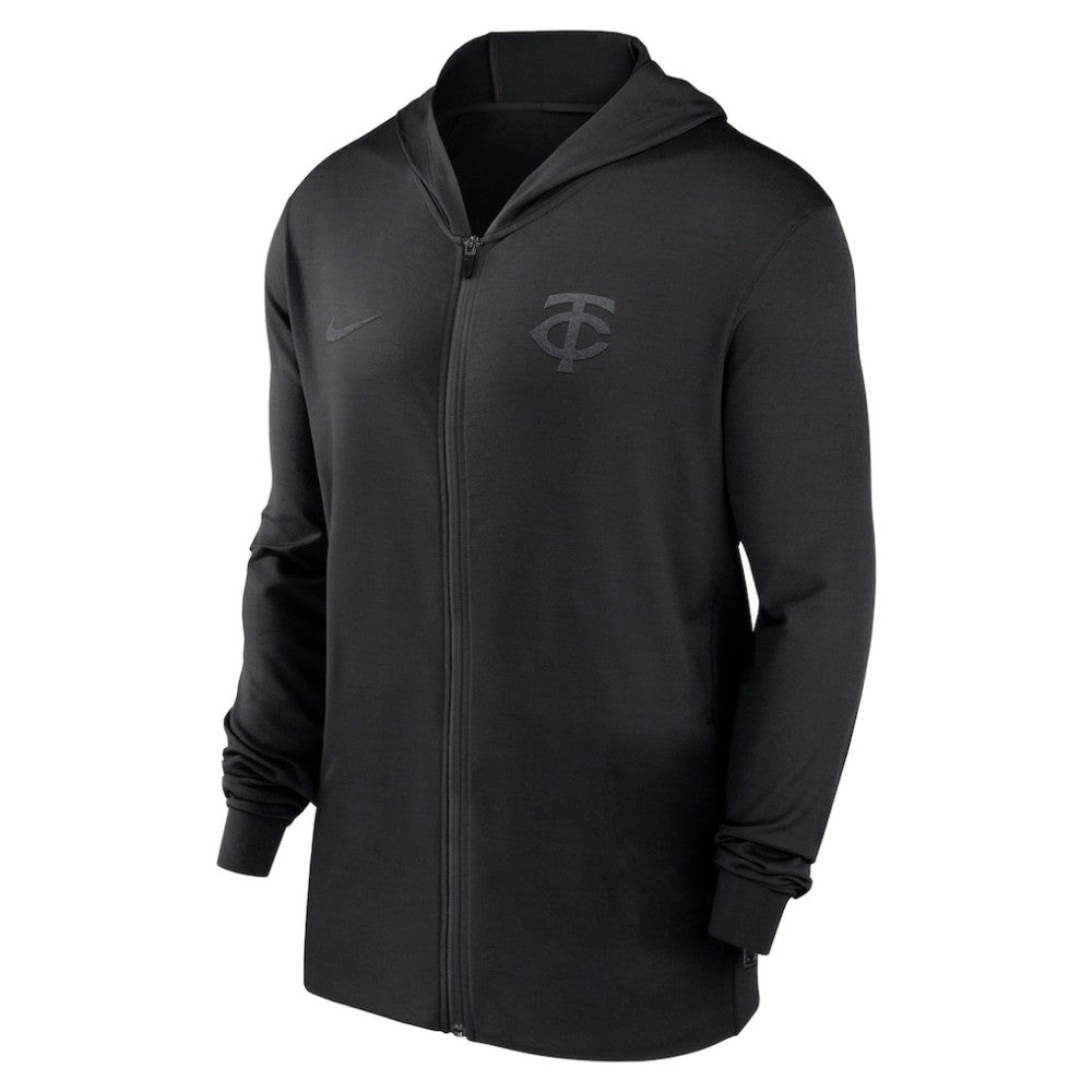 Minnesota Twins Nike Authentic Collection Travel Performance Lightweight Full-Zip Hoodie - - MLB Hoodies