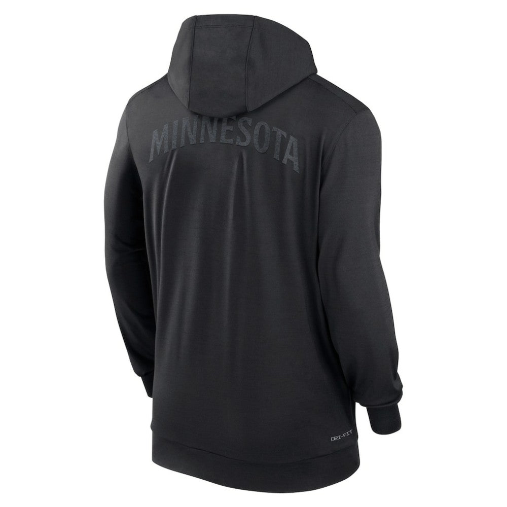 Minnesota Twins Nike Authentic Collection Travel Performance Lightweight Full-Zip Hoodie - - MLB Hoodies