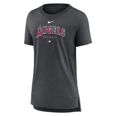 Los Angeles Angels Nike Women's Authentic Collection Early Work Tri-Blend T-Shirt - MLB T-shirts