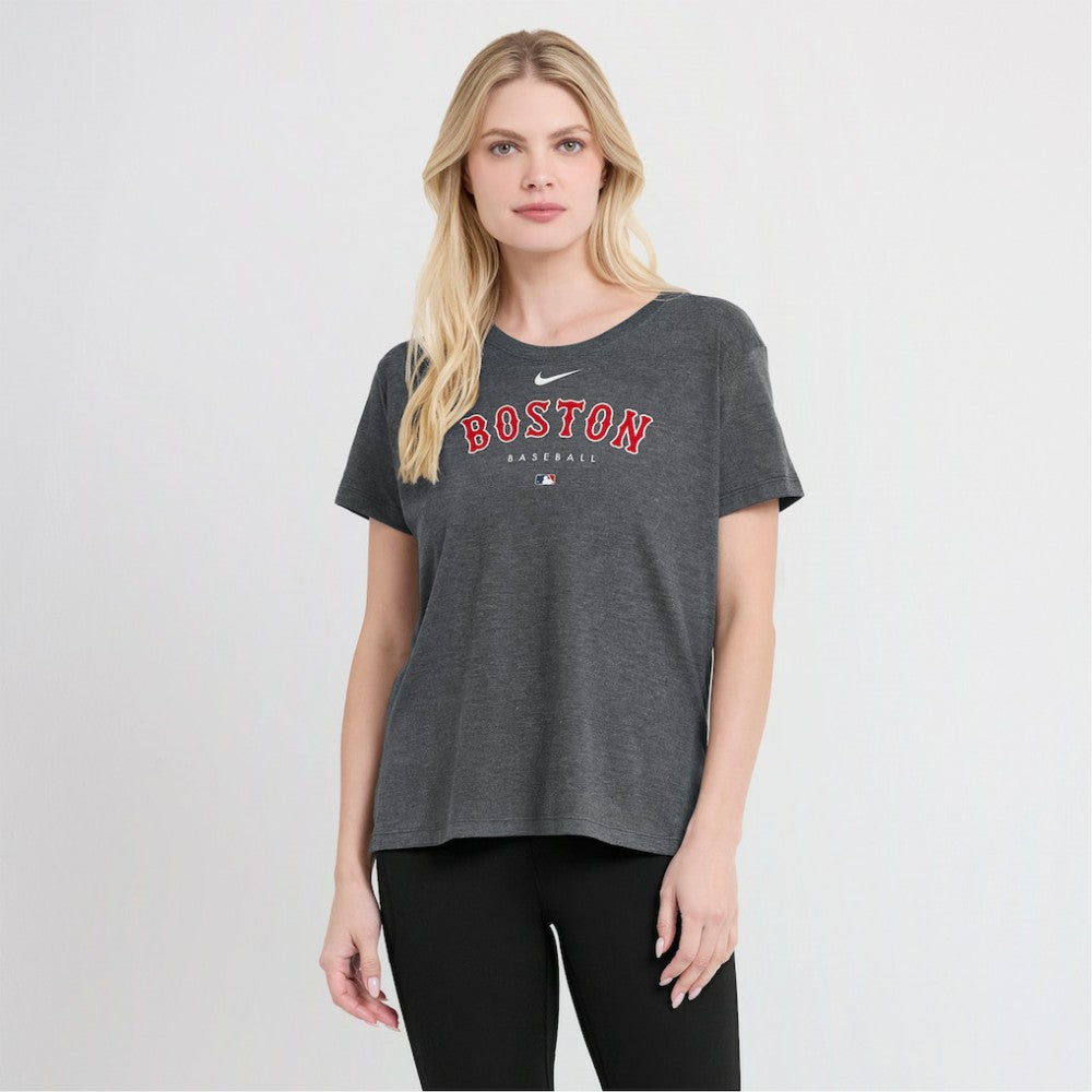 Boston Red Sox Nike Women's Authentic Collection Early Work Tri-Blend T-Shirt - MLB T-shirts