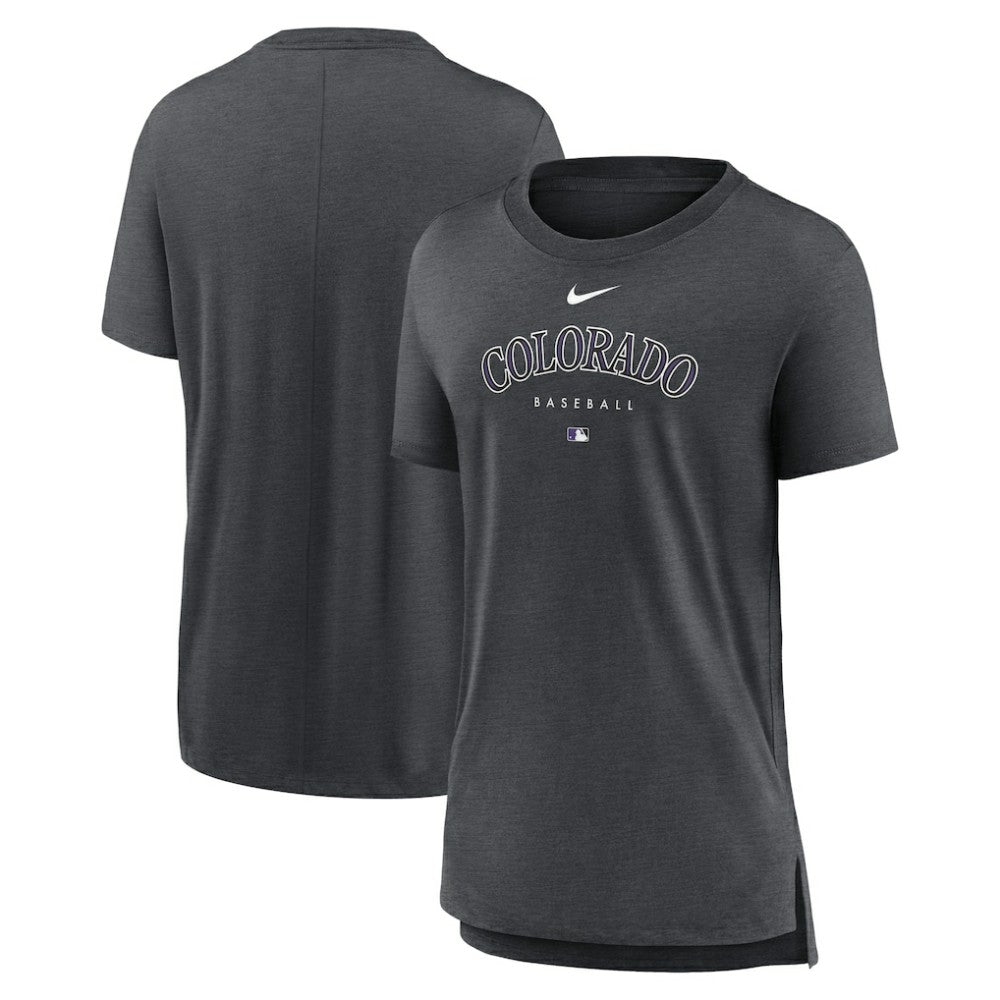 Colorado Rockies Nike Women's Authentic Collection Early Work Tri-Blend T-Shirt - MLB T-shirts