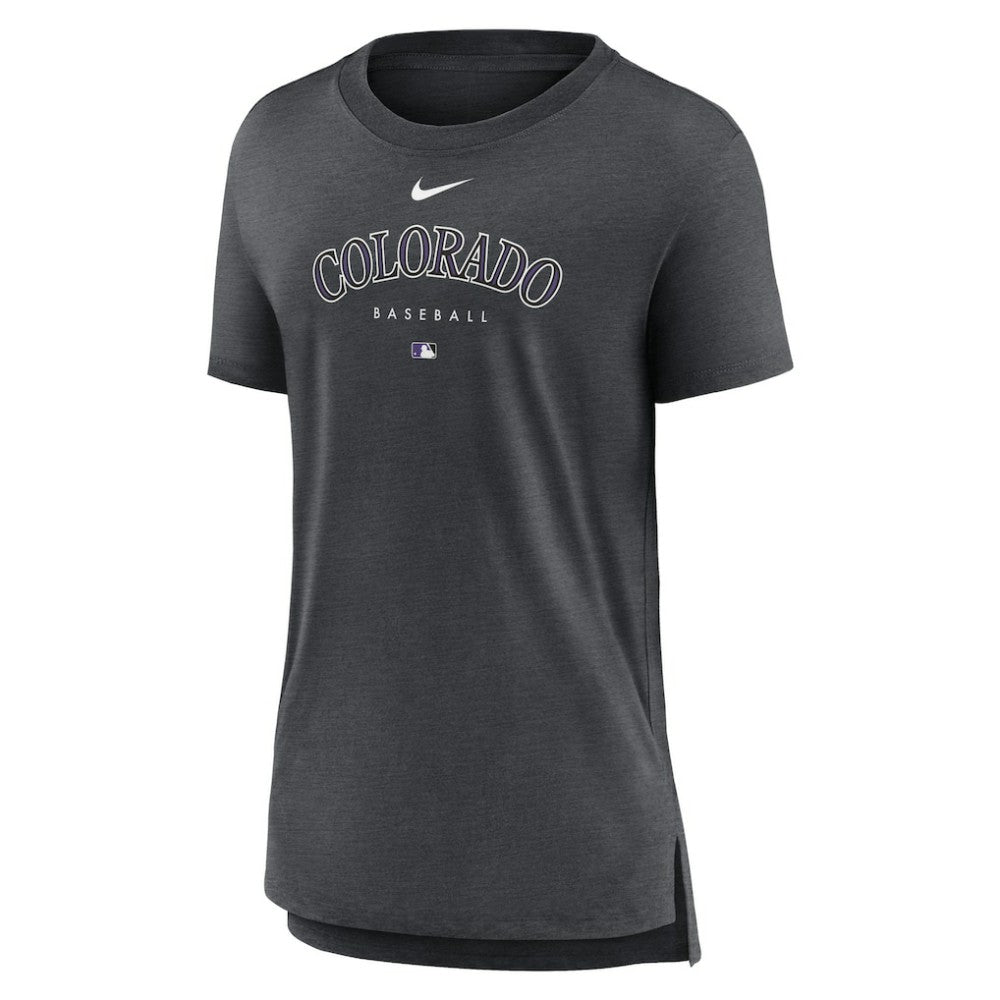 Colorado Rockies Nike Women's Authentic Collection Early Work Tri-Blend T-Shirt - MLB T-shirts