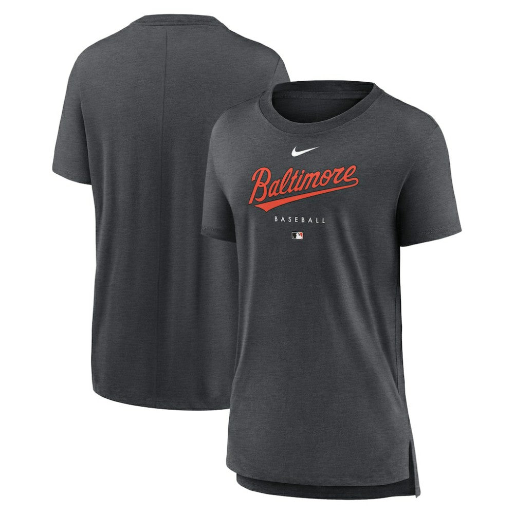 Baltimore Orioles Nike Women's Authentic Collection Early Work Tri-Blend T-Shirt - MLB T-shirts