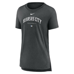Kansas City Royals Nike Women's Authentic Collection Early Work Tri-Blend T-Shirt - MLB T-shirts