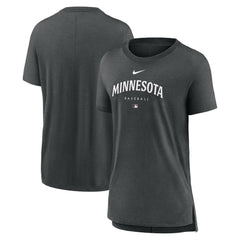 Minnesota Twins Nike Women's Authentic Collection Early Work Tri-Blend T-Shirt - MLB T-shirts