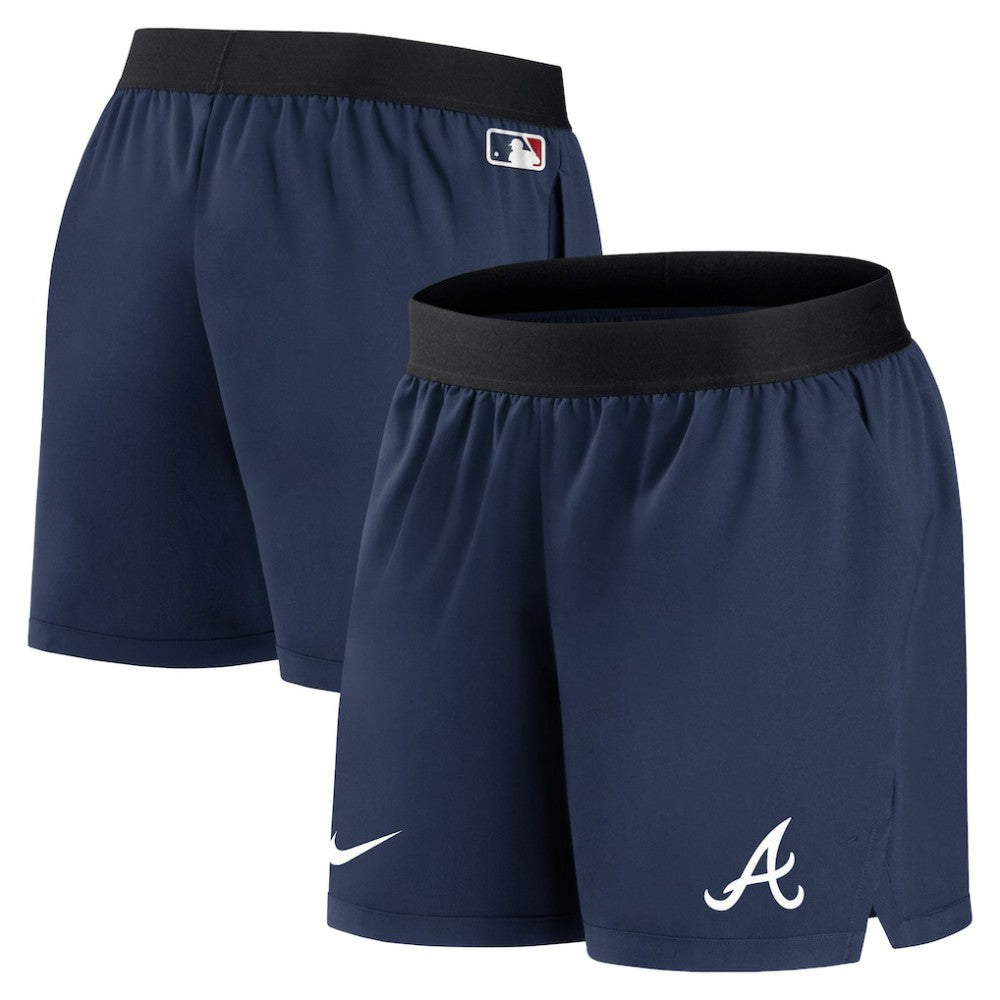 Atlanta Braves Nike Women's Authentic Collection Team Performance Shorts - MLB Shorts