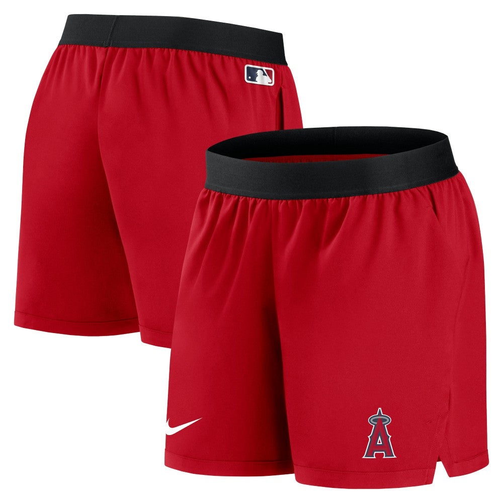 Los Angeles Angels Nike Women's Authentic Collection Team Performance Shorts - MLB Shorts