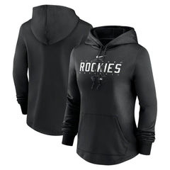 Colorado Rockies Nike Women's Authentic Collection Pregame Performance Pullover Hoodie - MLB Hoodies
