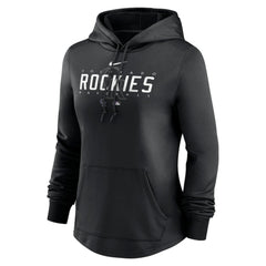 Colorado Rockies Nike Women's Authentic Collection Pregame Performance Pullover Hoodie - MLB Hoodies